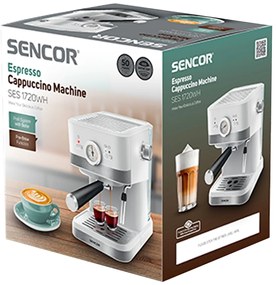 Sencor SES 1720WH espresso kávovar, biela
