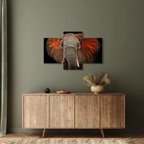 Obraz - Slony z Tsavo (90x60 cm)