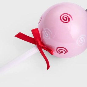 Vianočná ozdoba EVI PINK lízatko 710179