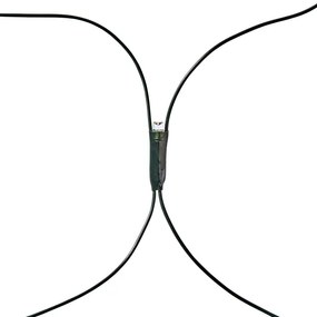 Nedis CLLN320 - LED Vianočný záves 320xLED/7 funkcií 6m IP44 teplá biela