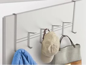 Závesná lišta na dvere Polytherm 45 cm, strieborná mat%