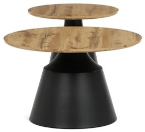 Autronic BONTEC Konferenčný stolík 70x70cm, mdf, dub artisan, CT-F4150 ART Farba: Hnedá