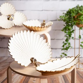 Dekoračný podnos HIRAL 3 04 modrý / zlatý