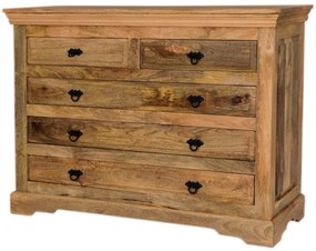 furniture-nabytek.cz - Zásuvková komoda z masívneho manga 120x90x45