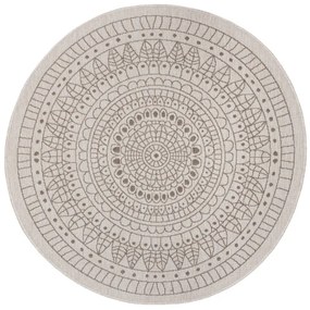 Obojstranný koberec Hanse Home Twin Porto linen kruh