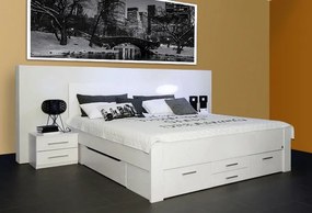 Set nočných stolíkov (2 ks) Isotta, biela