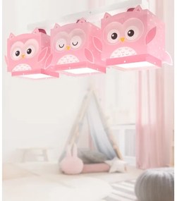 Dalber 64483 - Detské stropné svietidlo LITTLE FRIENDS 3xE27/15W/230V