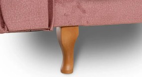 Kreslo Panama 1, starorůžová (monolith 63)