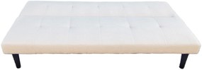 Rozkladacia pohovka BestBerg BBSB-10LB / prémiová plyš / béžová