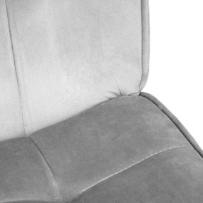 Kreslo VINNIS s podnožkou, sivé 856681