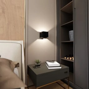 Nástenné svietidlo FROST 1xG9/8W/230V čierna