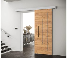 Posuvné dvere 70 cm Slavdro 3 (craft zlatý + biela matná). Akcia -6%. Vlastná spoľahlivá doprava až k Vám domov. 1108768