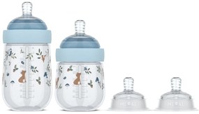 Dojčenské fľaše 165 ml + 240 ml + 2 cumlíky Forest Friends