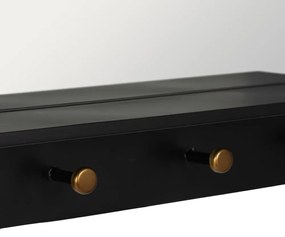 Nástenné zrkadlo s vešiakom 69x43 cm – Ixia