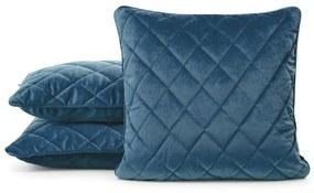 Dekorstudio Dekoračná obliečka na vankúš VELVET27 v granátovomodrej farbe