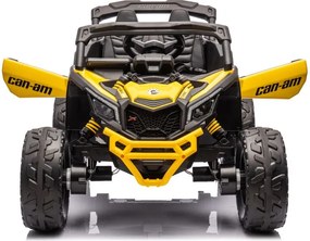 LEAN CARS Dobíjací kočík Can-am DK-CA003 Žltý