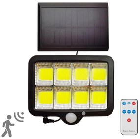 Polux LED Solárny reflektor so senzorom INTEGRA LED/3W/3,7V IP44 + DO 323101