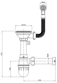Samona - Kuchynský drez SAMONA 77x44 cm granit/čierna