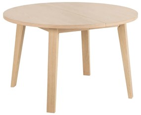 Rozkládací jídelní stůl A-line 120/220 cm bělený dub