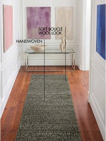 Zelený ručne tkaný behúň z materiálu buklé 80x200 cm Notting Hill Portobello – Ted Baker