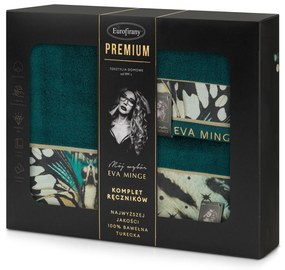 FROTÉ UTERÁK EVA MINGE15 SADA 1KS 30X50 CM, 1KS 50X90 CM, 1KS 70X140 CM TMAVOTYRKYSOVÁ