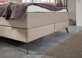 Boxspring posteľ oliver 160 x 200 béžová MUZZA