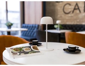 LED Stmievateľná vonkajšia nabíjacia stolná lampa VIVIEN LED/3W/5V 2700K IP54 biela