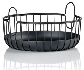 Drôtený kovový košík ø 22x8 cm Inu – Zone