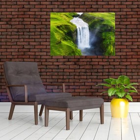Obraz - Vodopád Skogafoss (90x60 cm)