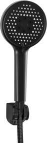 Rea Verso, vaňová batéria s ručnou sprchovou súpravou, čierna matná, REA-B7903