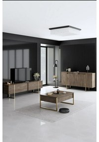 Skrinka Luxe Walnut and Gold