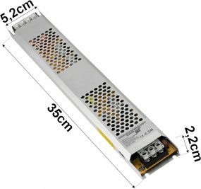 BERGE Tenký LED zdroj 24V - 400W - 16,67A - IP20