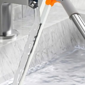 Teleskopická stierka strieborná