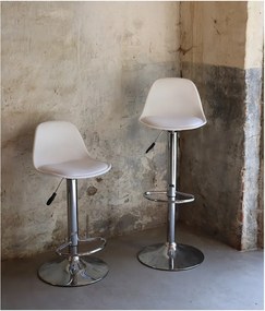 Sada 2 bielych barových stoličiek House Nordic Trondheim