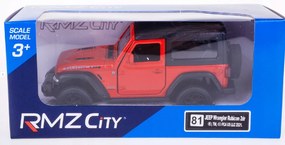 MIKI Auto Jeep Wrangler Rubicon – červené 1:35