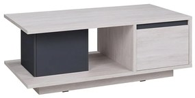 Konferenčný stolík Verdek VD05, Farby: dub monastery / dub monastery + čierny lesk