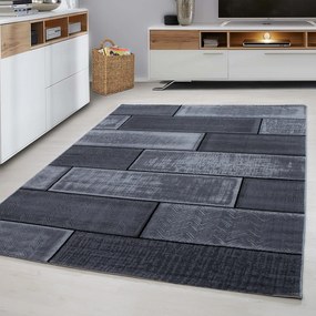 Ayyildiz Kusový koberec PLUS 8007, Čierna Rozmer koberca: 80 x 300 cm