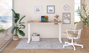 Grospol - Nastaviteľný pracovný stôl Alto 101 White 120 cm