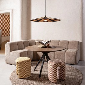 Žltá čalúnená stolička Charlie – WOOOD