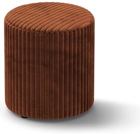 Menčestrový taburet v tehlovej farbe Dia – Micadoni