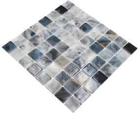 Sklenená mozaika VP56386PUR štvorcová ECO AIR FORCE 38 PUR 31,6x31,6 cm