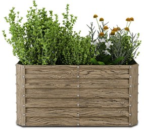 High Grow Straight vyvýšený záhon, 432 L, Ergonomický, Odolný voči poveternostným vplyvom, Otvorená základňa