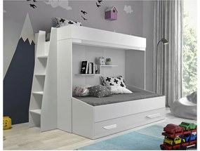 SB Multifunkčná poschodová posteľ Party 17 - viac farieb Farba: Biela