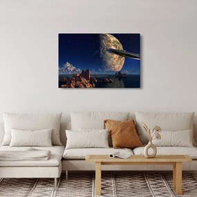 Obraz - Prílet mimozemšťanov (90x60 cm)
