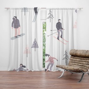 Sablio Záves Lyžiari: 2 ks 140x250 cm