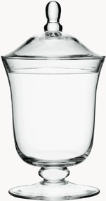 Ručne fúkaná sklenená úložná dóza Serve