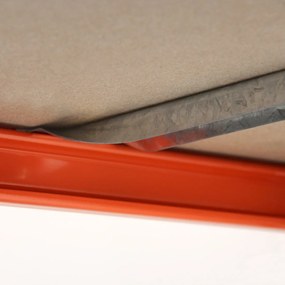 Kovový regál LONGSPAN, prídavný modul 200x185x80cm, 3x DTD polica, 800kg na policu