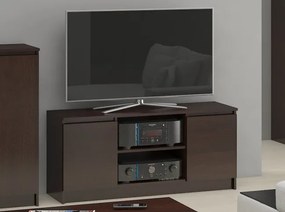 Stolík pod TV RTV 120 2D 1P wenge