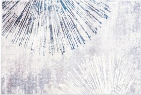 Koberec Roma – sivý s abstraktným vzorom, obdĺžnikový tvar Rozmer: 120x170 cm