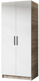 Skriňa Gold 2d Dub Sonoma/Biela